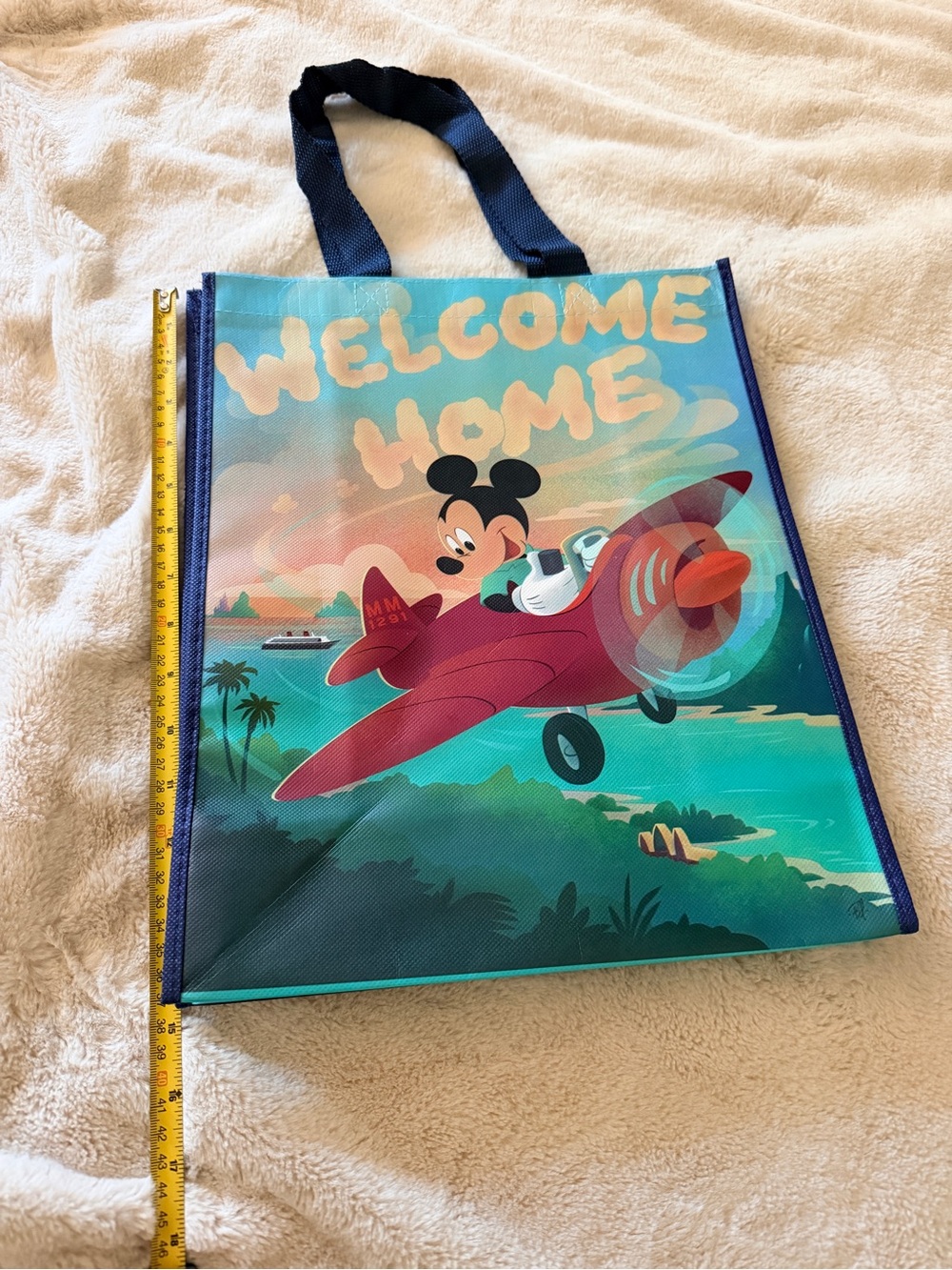 Welcome Home Mickey Mouse Tote Bag, Disney Vacation Club, new, 15x12x5.5